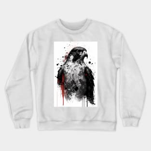 Peregrine Falcon Portrait Crewneck Sweatshirt